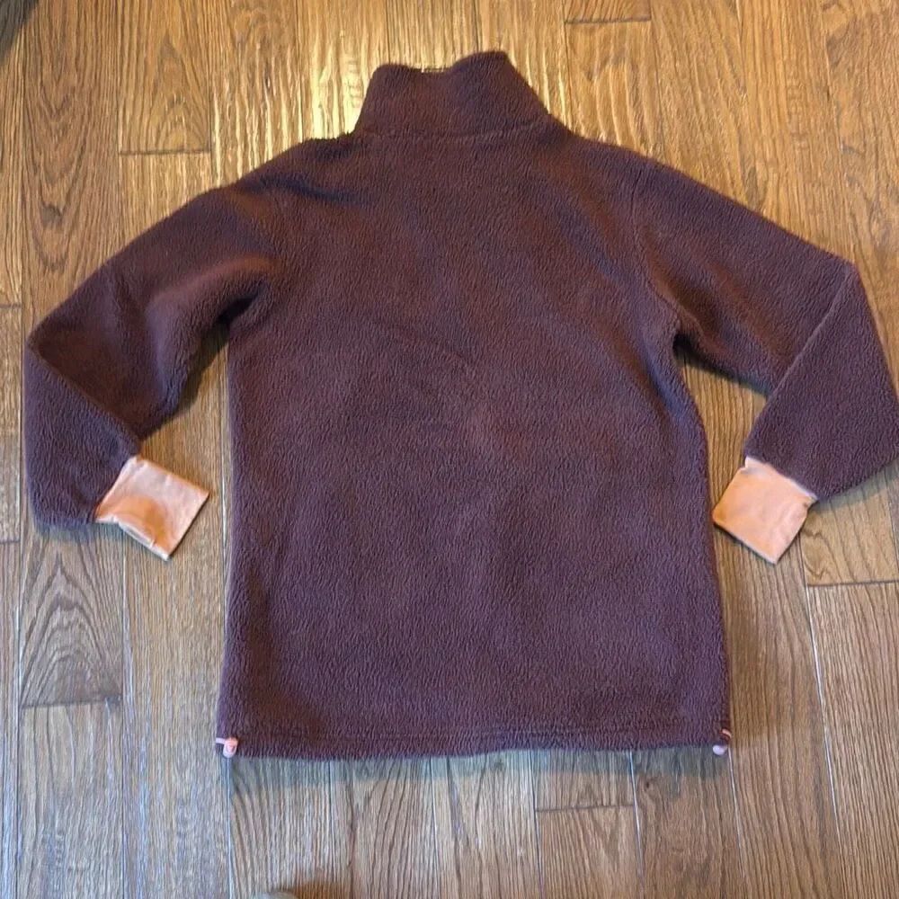 Offline by Aerie NWOT burgundy fleece quarter zip - Picture 11 of 11